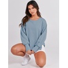 image:imageANRABESS Womens Oversized Sweatshirts Crew Neck Long Sleeve Shirts Casual Loose Slit 2026 Fall Outfits Y2K Teen Girls ClothesLight Blue