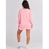 image:imageANRABESS Womens Oversized Sweatshirts Crew Neck Long Sleeve Shirts Casual Loose Slit 2026 Fall Outfits Y2K Teen Girls ClothesPink
