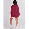 image:imageANRABESS Womens Oversized Sweatshirts Crew Neck Long Sleeve Shirts Casual Loose Slit 2026 Fall Outfits Y2K Teen Girls ClothesRed