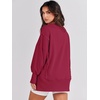 image:imageANRABESS Womens Oversized Sweatshirts Crew Neck Long Sleeve Shirts Casual Loose Slit 2026 Fall Outfits Y2K Teen Girls ClothesRed