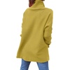 image:imageANRABESS Womens Oversized Turtleneck Batwing Sleeve Spilt Casual Loose Knit Tunic Pullover Sweater Tops 2026 Fall OutfitsGinger