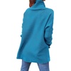image:imageANRABESS Womens Oversized Turtleneck Batwing Sleeve Spilt Casual Loose Knit Tunic Pullover Sweater Tops 2026 Fall OutfitsLake