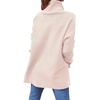 image:imageANRABESS Womens Oversized Turtleneck Batwing Sleeve Spilt Casual Loose Knit Tunic Pullover Sweater Tops 2026 Fall OutfitsPink