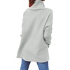 image:imageANRABESS Womens Oversized Turtleneck Batwing Sleeve Spilt Casual Loose Knit Tunic Pullover Sweater Tops 2026 Fall OutfitsSilver