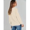 image:imageANRABESS Womens Striped Sweaters Long Sleeve Top Crewneck Color Block Casual Loose Knitted Pullover Shirts 2026 Fall OutfitsApricot White Grey