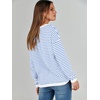 image:imageANRABESS Womens Striped Sweaters Long Sleeve Top Crewneck Color Block Casual Loose Knitted Pullover Shirts 2026 Fall OutfitsWhite Blue