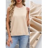 image:imageANRABESS Womens Sweater Vest Summer Sleeveless Crewneck Ribbed Knit Side Button Loose Pullover Tank Tops 2026 Fall OutfitsBeige