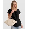 image:imageANRABESS Womens T Shirts Pleated amp Short Sleeve Summer Tops Business Casual Dressy Blouses 2026 Cute Fashion ClothesBlack