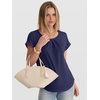 image:imageANRABESS Womens T Shirts Pleated amp Short Sleeve Summer Tops Business Casual Dressy Blouses 2026 Cute Fashion ClothesDeep Royal Blue