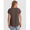 image:imageANRABESS Womens T Shirts Pleated amp Short Sleeve Summer Tops Business Casual Dressy Blouses 2026 Cute Fashion ClothesLight Brown