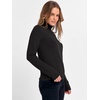 image:imageANRABESS Womens Turtleneck Long Sleeve Sweater Tops Casual Soft Knit Fit Lightweight Basic Pullover 2026 Fall Work OutfitsBlack