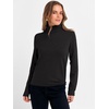 image:imageANRABESS Womens Turtleneck Long Sleeve Sweater Tops Casual Soft Knit Fit Lightweight Basic Pullover 2026 Fall Work OutfitsBlack