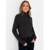 image:imageANRABESS Womens Turtleneck Long Sleeve Sweater Tops Casual Soft Knit Fit Lightweight Basic Pullover 2026 Fall Work OutfitsBlack