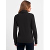 image:imageANRABESS Womens Turtleneck Long Sleeve Sweater Tops Casual Soft Knit Fit Lightweight Basic Pullover 2026 Fall Work OutfitsBlack