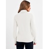 image:imageANRABESS Womens Turtleneck Long Sleeve Sweater Tops Casual Soft Knit Fit Lightweight Basic Pullover 2026 Fall Work OutfitsCream White