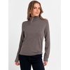 image:imageANRABESS Womens Turtleneck Long Sleeve Sweater Tops Casual Soft Knit Fit Lightweight Basic Pullover 2026 Fall Work OutfitsDark Taupe
