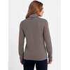 image:imageANRABESS Womens Turtleneck Long Sleeve Sweater Tops Casual Soft Knit Fit Lightweight Basic Pullover 2026 Fall Work OutfitsDark Taupe