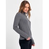 image:imageANRABESS Womens Turtleneck Long Sleeve Sweater Tops Casual Soft Knit Fit Lightweight Basic Pullover 2026 Fall Work OutfitsDeep Grey
