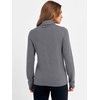 image:imageANRABESS Womens Turtleneck Long Sleeve Sweater Tops Casual Soft Knit Fit Lightweight Basic Pullover 2026 Fall Work OutfitsDeep Grey