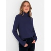 image:imageANRABESS Womens Turtleneck Long Sleeve Sweater Tops Casual Soft Knit Fit Lightweight Basic Pullover 2026 Fall Work OutfitsNavy Blue