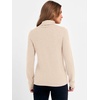 image:imageANRABESS Womens Turtleneck Long Sleeve Sweater Tops Casual Soft Knit Fit Lightweight Basic Pullover 2026 Fall Work OutfitsParchment