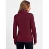 image:imageANRABESS Womens Turtleneck Long Sleeve Sweater Tops Casual Soft Knit Fit Lightweight Basic Pullover 2026 Fall Work OutfitsWine Red
