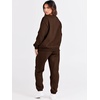image:imageANRABESS Womens Two Piece Outfits Sweatsuit Lounge Set Long Sleeve Crewneck Sweatshirt Jogger Pants Tracksuit 2026 Fall SetsDrek Coffee