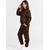 image:imageANRABESS Womens Two Piece Outfits Sweatsuit Lounge Set Long Sleeve Crewneck Sweatshirt Jogger Pants Tracksuit 2026 Fall SetsDrek Coffee