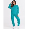 image:imageANRABESS Womens Two Piece Outfits Sweatsuit Lounge Set Long Sleeve Crewneck Sweatshirt Jogger Pants Tracksuit 2026 Fall SetsLake