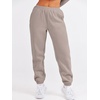 image:imageANRABESS Womens Two Piece Outfits Sweatsuit Lounge Set Long Sleeve Crewneck Sweatshirt Jogger Pants Tracksuit 2026 Fall SetsLight Khaki