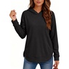 image:imageANRABESS Hoodies for Women Comfy Casual Loose SweatshirtFall Long Sleeve Fleece Pullover Tunic Tops for Work amp DailyBlack