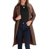 image:imageANRABESS Womens Cardigan Sweater 2026 Fall Outfits Knitted Lapel Long Coats CoatigansCoffee