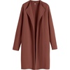 image:imageANRABESS Womens Long Cardigans Sweater 2026 Fall Dressy Casual Lapel Knit Warm Trench Coatigan Oversized Blazer Jacket CoatCoffee