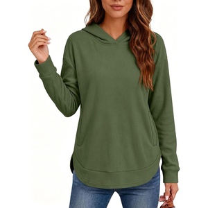 image:imageANRABESS Hoodies for Women Comfy Casual Loose SweatshirtFall Long Sleeve Fleece Pullover Tunic Tops for Work amp DailyArmy Green
