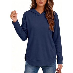 image:imageANRABESS Hoodies for Women Comfy Casual Loose SweatshirtFall Long Sleeve Fleece Pullover Tunic Tops for Work amp DailyNavy Blue