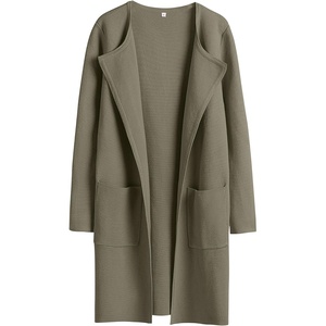 image:imageANRABESS Womens Cardigan Sweater Open Front Knit Long Coatigan Dressy Casual Jacket Coat 2026 Fall Outfits Classy ClothesOlive Green