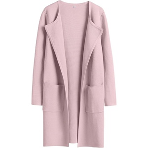image:imageANRABESS Womens Cardigan Sweater Open Front Knit Long Coatigan Dressy Casual Jacket Coat 2026 Fall Outfits Classy ClothesPink