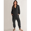 image:imageANRABESS Jumpsuits for Women 2026 Fall Long Sleeve Casual Loose Fit Romper Lounge One Piece Pajamas Outfits JumperBlack