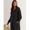 image:imageANRABESS Jumpsuits for Women 2026 Fall Long Sleeve Casual Loose Fit Romper Lounge One Piece Pajamas Outfits JumperBlack