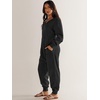 image:imageANRABESS Jumpsuits for Women 2026 Fall Long Sleeve Casual Loose Fit Romper Lounge One Piece Pajamas Outfits JumperBlack