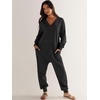 image:imageANRABESS Jumpsuits for Women 2026 Fall Long Sleeve Casual Loose Fit Romper Lounge One Piece Pajamas Outfits JumperBlack