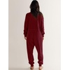 image:imageANRABESS Jumpsuits for Women 2026 Fall Long Sleeve Casual Loose Fit Romper Lounge One Piece Pajamas Outfits JumperBurgundy
