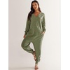 image:imageANRABESS Jumpsuits for Women 2026 Fall Long Sleeve Casual Loose Fit Romper Lounge One Piece Pajamas Outfits JumperPea