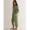 image:imageANRABESS Jumpsuits for Women 2026 Fall Long Sleeve Casual Loose Fit Romper Lounge One Piece Pajamas Outfits JumperPea