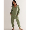 image:imageANRABESS Jumpsuits for Women 2026 Fall Long Sleeve Casual Loose Fit Romper Lounge One Piece Pajamas Outfits JumperPea