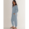 image:imageANRABESS Jumpsuits for Women 2026 Fall Long Sleeve Casual Loose Fit Romper Lounge One Piece Pajamas Outfits JumperSky