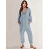 image:imageANRABESS Jumpsuits for Women 2026 Fall Long Sleeve Casual Loose Fit Romper Lounge One Piece Pajamas Outfits JumperSky