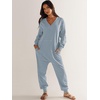 image:imageANRABESS Jumpsuits for Women 2026 Fall Long Sleeve Casual Loose Fit Romper Lounge One Piece Pajamas Outfits JumperSky