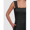 image:imageANRABESS Jumpsuits for Women Casual Smocked Sleeveless Wide Leg Comfy Rompers With Pockets Summer Vacation amp Dressy WearBlack