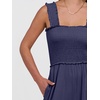 image:imageANRABESS Jumpsuits for Women Casual Smocked Sleeveless Wide Leg Comfy Rompers With Pockets Summer Vacation amp Dressy WearNavy Blue
